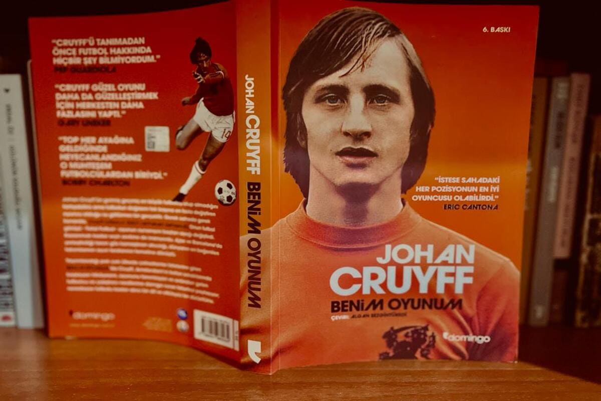 johan cruyff benim oyunum kitap kapağı